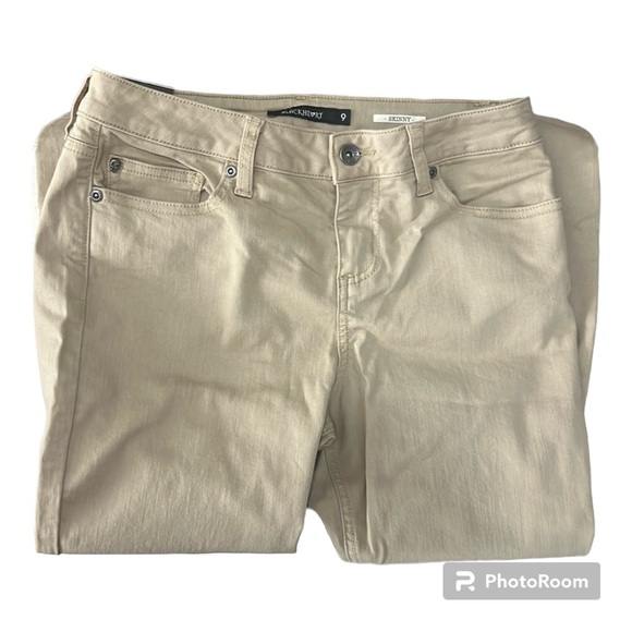 Hot Topic Blackheart Skinny Khaki Pants Size 9 New - Picture 4 of 5